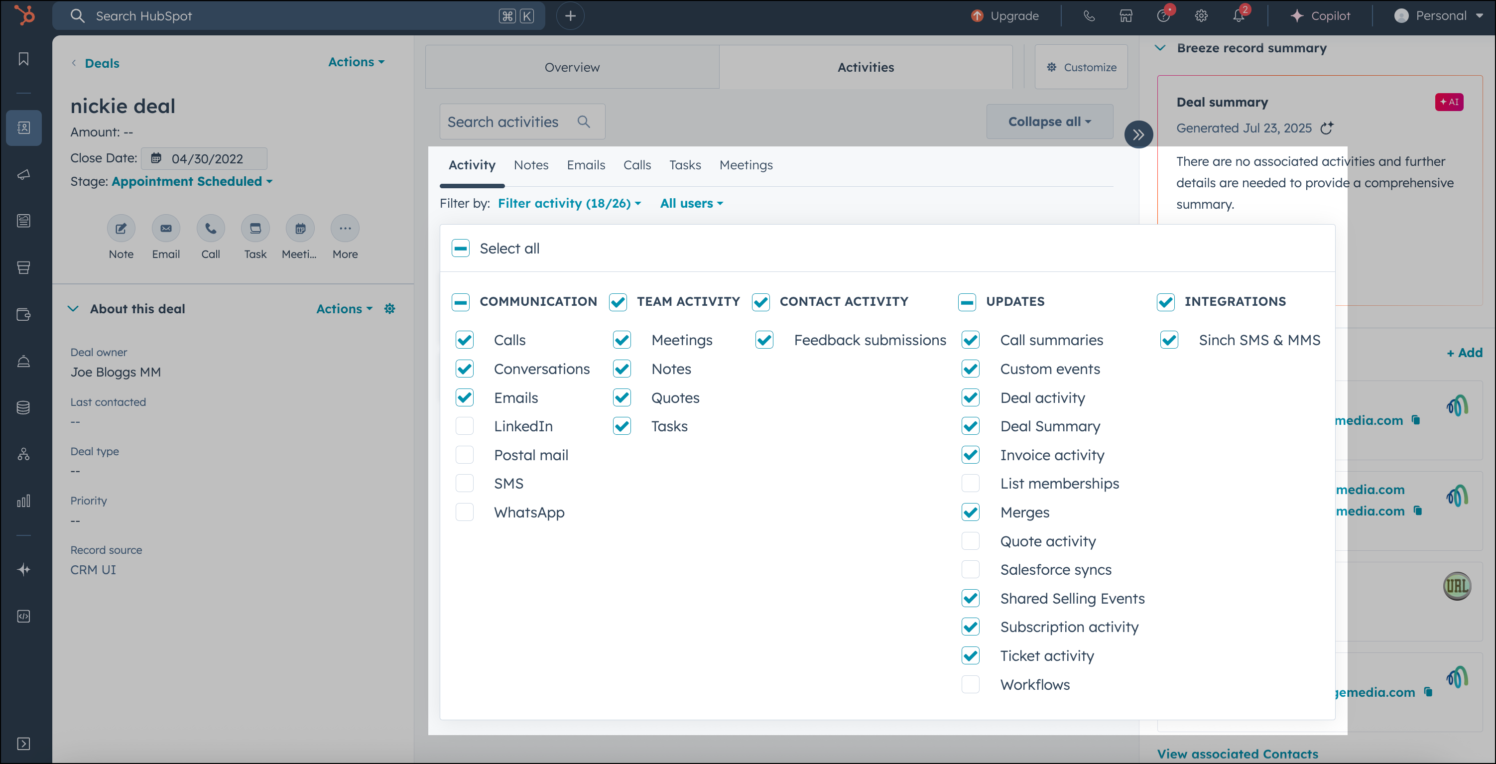 Deal record activity tab in HubSpot_EN.png