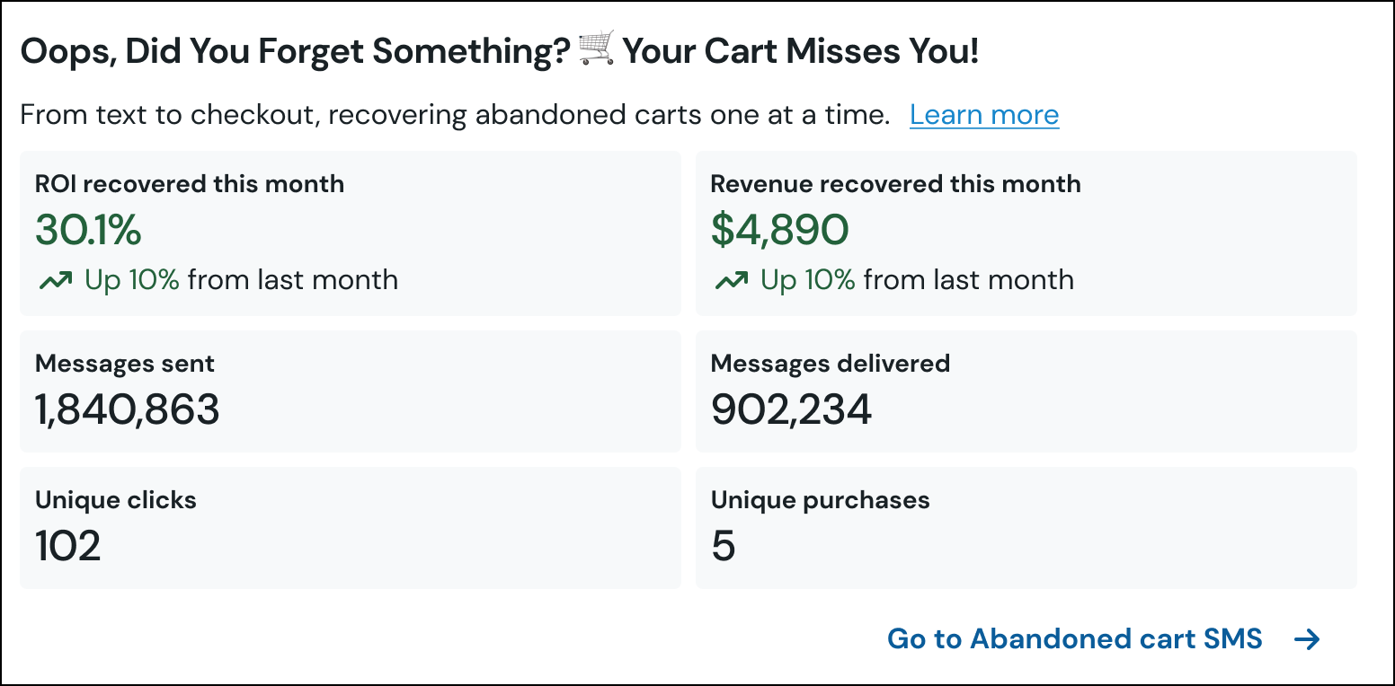 Ecommerce wrap up email - Abandoned cart automation.