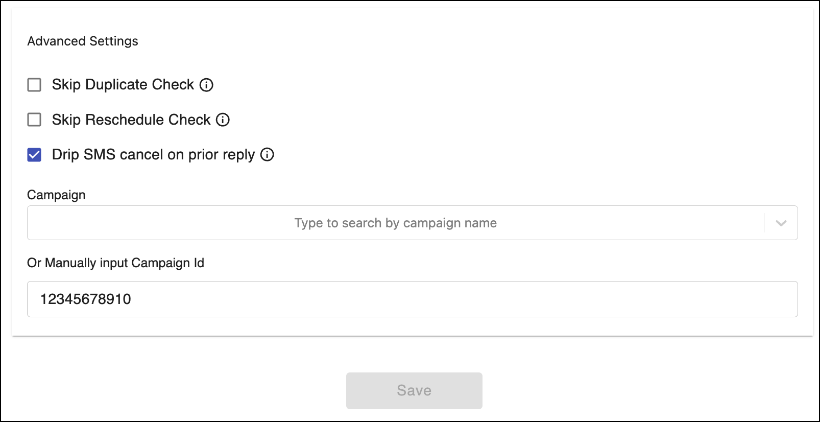 Configure advanced settings.