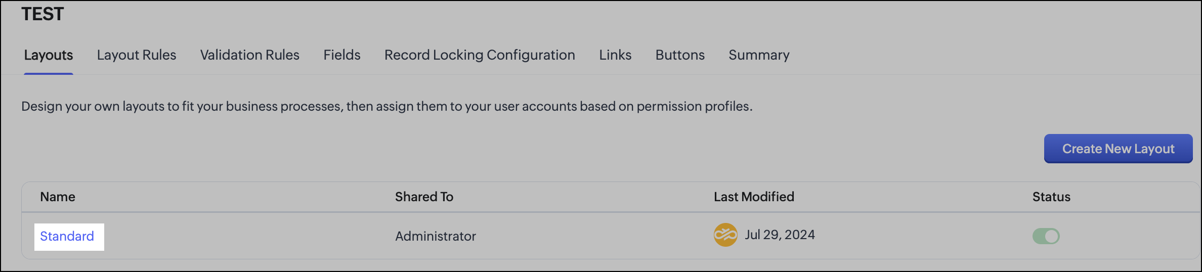 Standard custom module.