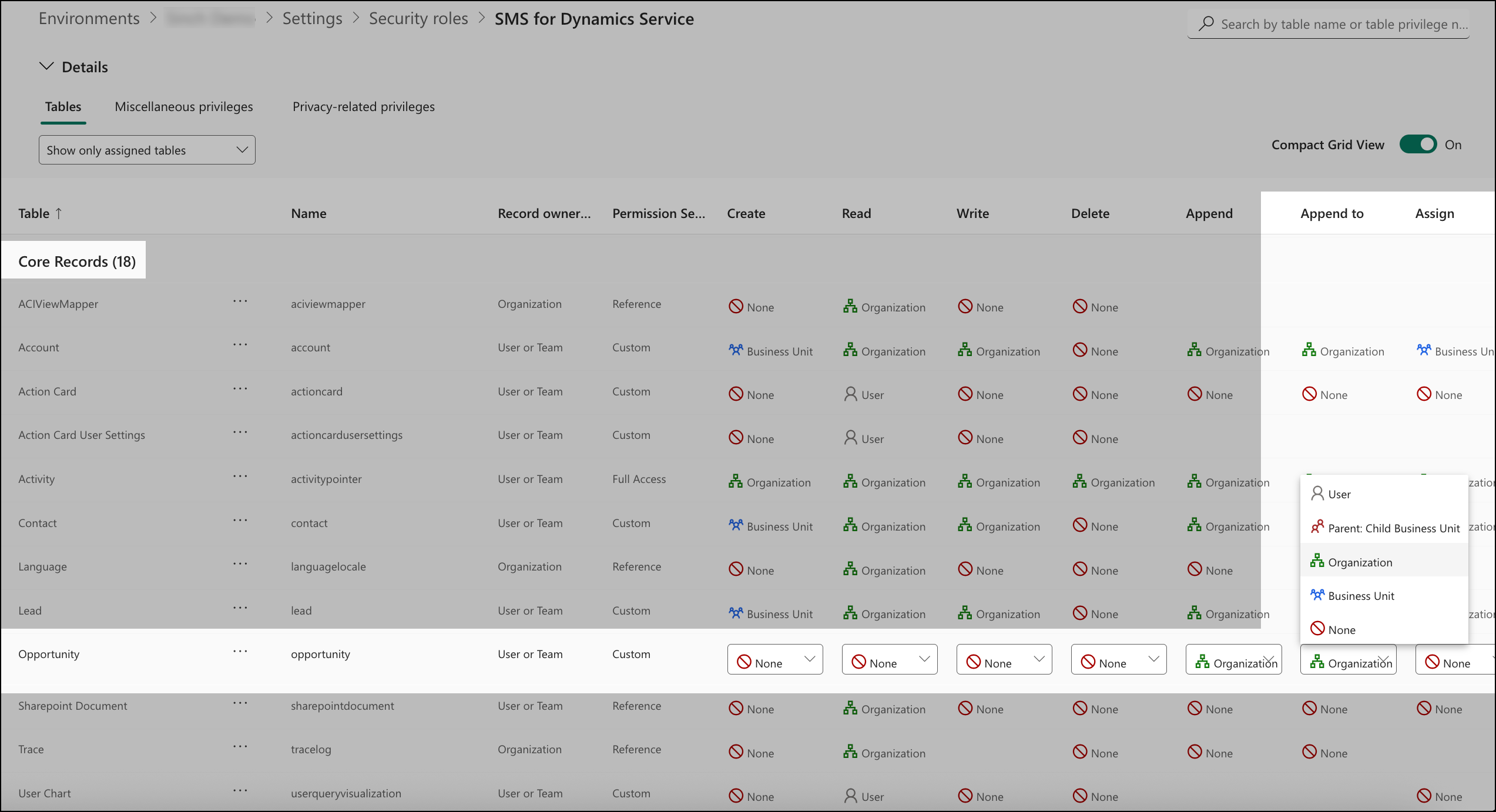Append to settings.