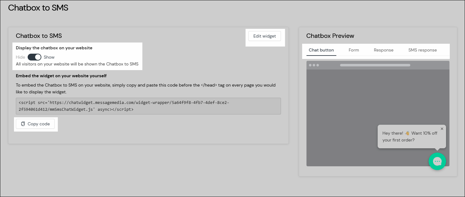 Script and edit screen screenshot