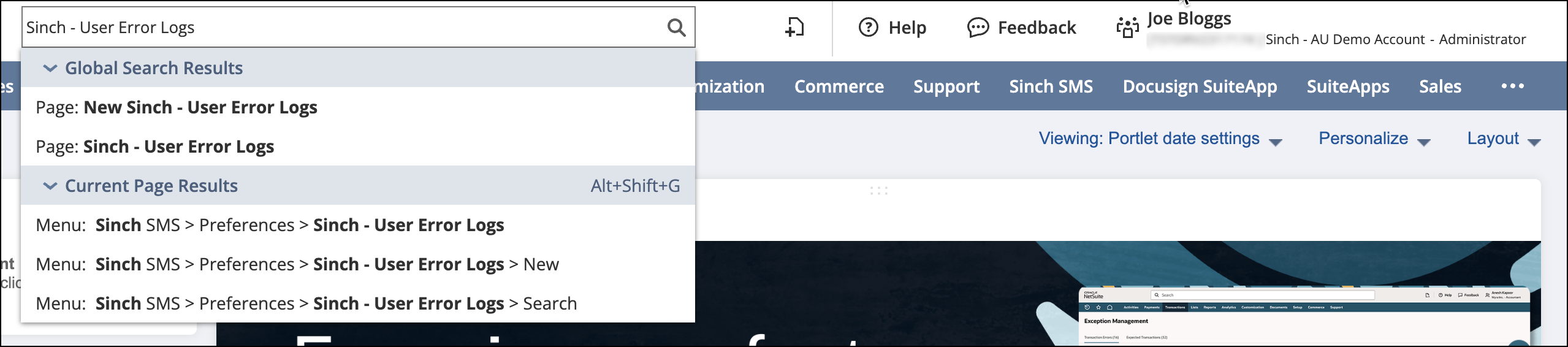 Sinch - User Error Logs in global search_EN.png