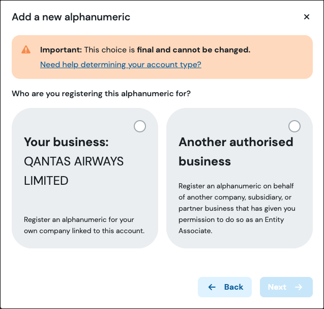 Australia | Alphanumeric sender ID Registration – Sinch MessageMedia