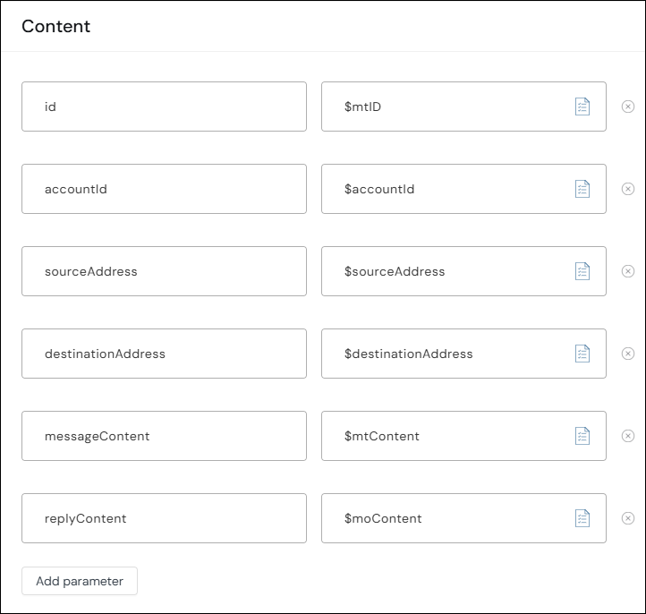 Webhook content screenshot.