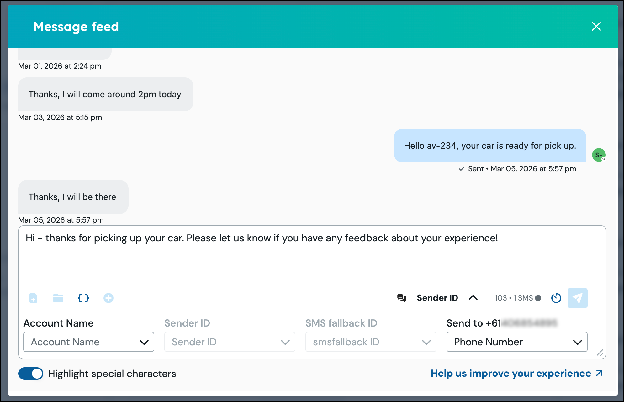 HubSpot message feed for custom object.
