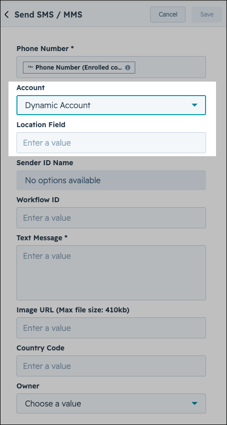 HubSpot Dynamic Sender_ID.