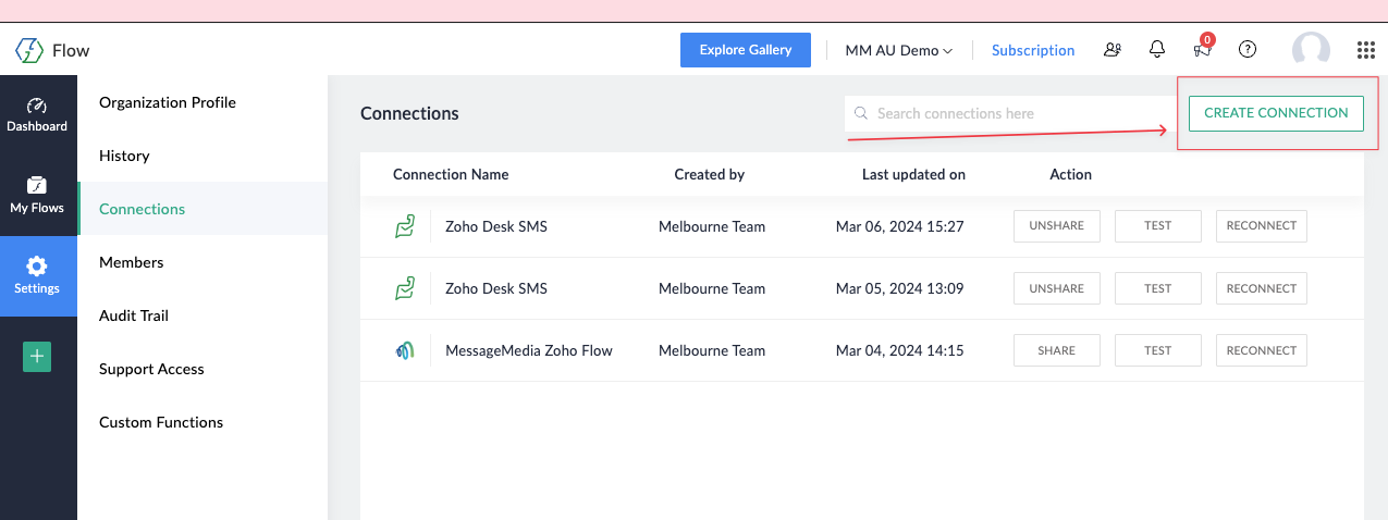 Zoho Desk | Setting up Zoho Desk integration via Zoho Flow – Sinch ...